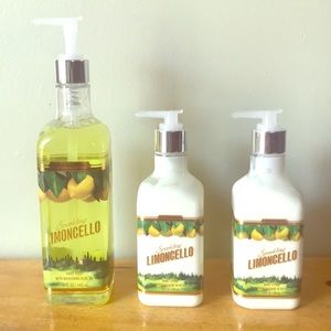 Lemoncello hand soap and hand lotion
